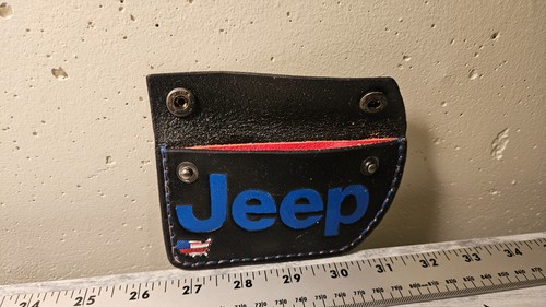 Jeep leather front pocket - jeep,