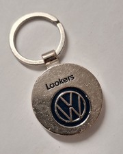 GENUINE VOLKSWAGAN MAIN DEALER CHUNKY METAL KEYRING FOB. LOOKERS VW. DUB CAMPER.