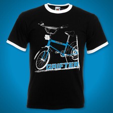 Raleigh Grifter T-Shirt Blue Retro BMX Bike Vintage Classic