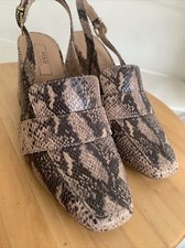 M&S Crocodile Style Small Heel