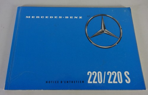 User manual mercedes benz 220 - mercedes-benz,