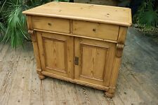 ? Lovely & Quality Old Antique Pine Cabinet/ Dresser Base/ Sideboard/ TV Stand