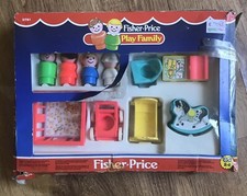 Fisher Price 1986 Boxed Play Family Little People Toys Vintage Retro 1980s
