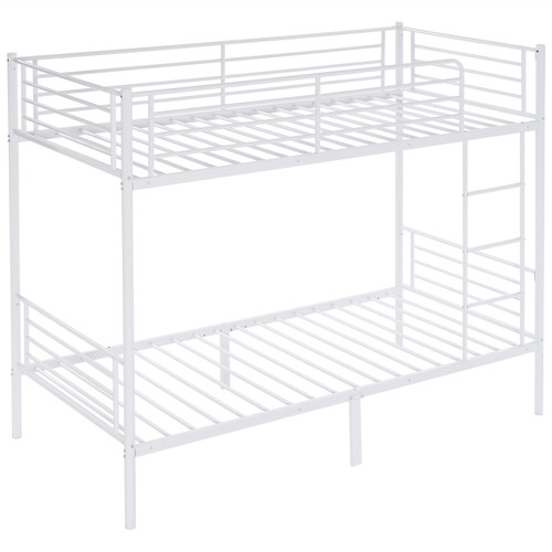 Twin bunk bed same - twin, over