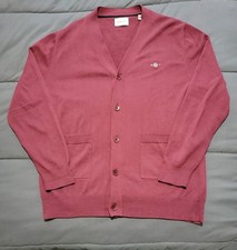Gant men’s V neck Burgundy