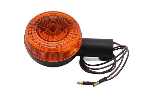 Rear turn signal round - rear, orange