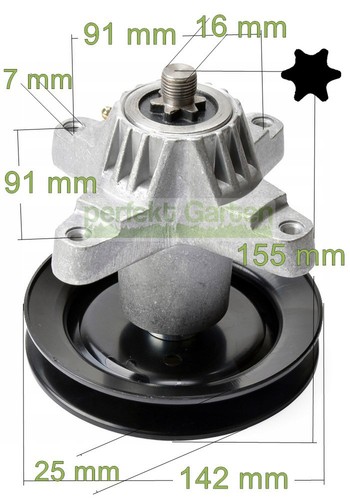 Knife spindle mtd - cub, cadet