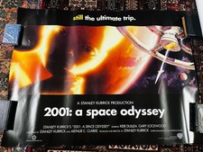 Stanley Kubrick 2001: A Space Odyssey 1968 Theatrical Poster UK Quad