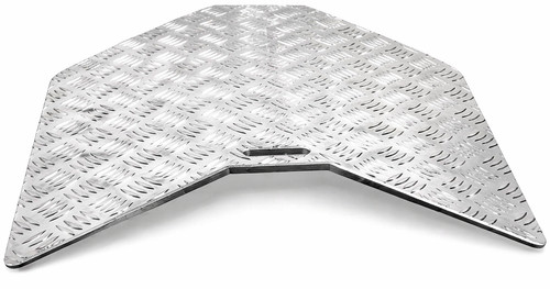 Aluminium portable threshold - aluminium,