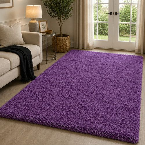 Fluffy shaggy rug living room - fluffy,