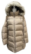 BNWT M&S Thermowarmth Hooded Puffer Natural Beige Parka Coat - Various Sizes