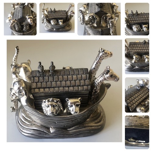 Silver plated musical noah - musical, noah's