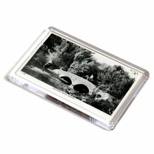 FRIDGE MAGNET - Vintage Somerset - Packhorse Bridge, Dunster