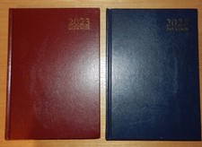2 x 2023 A5 Day A Page Diaries