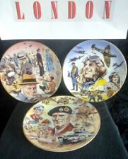 COLLECTION OF 3 WW2 LIMITED EDITION PLATES FROM HAMILTON 'FINEST HOUR' SERIES