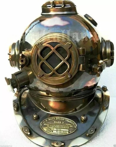 Diving helmet mark - diving, v