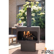 Wood Burning Outdoor Fireplace