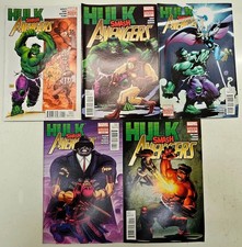 Hulk Smash The Avengers Marvel Comics Key 5 Issue Set 1 2 3 4 5 High Grade FN+