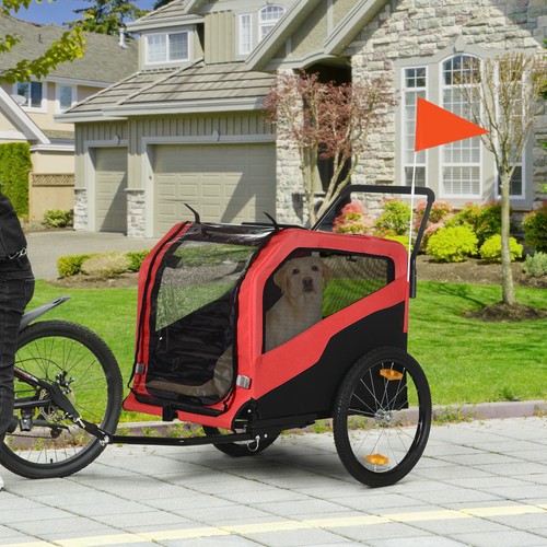 Pawhut dog bike trailer - in,