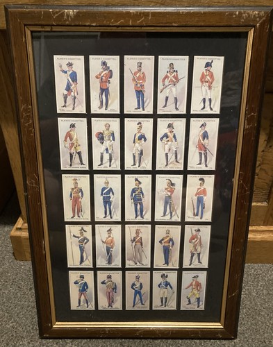 Framed john players regimental - john,