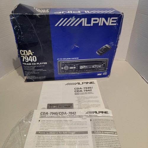 Alpine cda 7940 car player - alpine, cda-7940