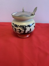 Mustard Pot with Lid and Spoon