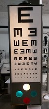 Ophthalmic panel light chart