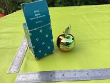 VINTAGE RETRO AVON GREEN RED APPLE  CRÈME PARFUMEE CREAM PERFUME JAR Boxed 19ml