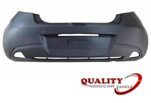 Rear bumper primed - bumper, fits
