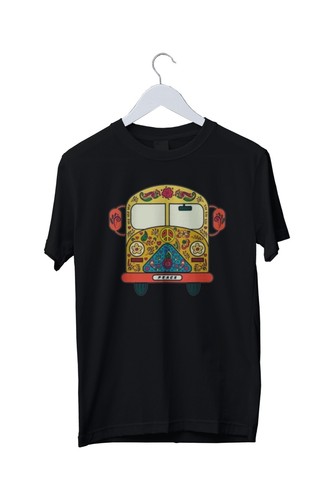 Hippie van graphic print mens - graphic,
