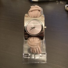 Morgan M807P Women's Pink Leather Strap Analogue Dial Quartz Wristwatch (4)