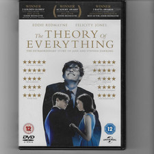 The Theory Of Everything DVD 2014 Film Rated 12 Biography Drama 118 Minutes Used