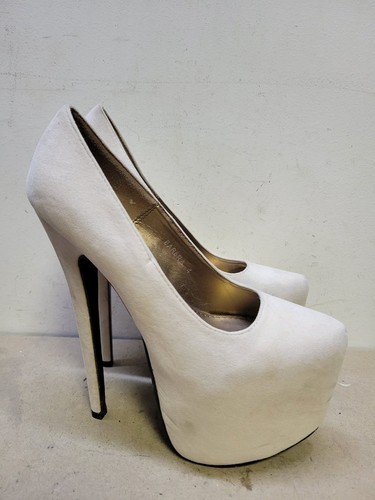 Bebo nude platform high heels - high,