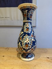 A Kutahya Iznik Style Turkish Pottery Vase Islamic Art Ceramics