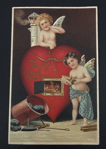 Cupid cherub heart - cupid, furnace