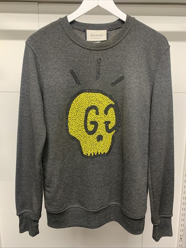 Gucci grey skyll sweatshirt - gucci,
