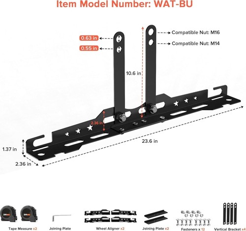 Wheel alignment tool kit - alignment,