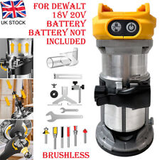 Brushless Electric Hand Trimmer Router Laminate Machine Cordless For Dewalt 18V