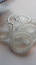 Thick Spiral Plastic Large Invisible Clear Hair Band Hairband Bobble Stretchy x3