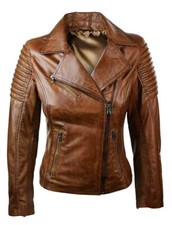 Womens Biker Leather Jacket