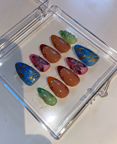 Press nails medium oval - press-on,
