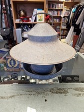 Vintage Galvanised Poultry Waterer/ Feeder With Wide Top 12" Tall Inc Handle