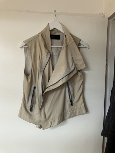 Veda leather sleeveless - sleeveless, jacket
