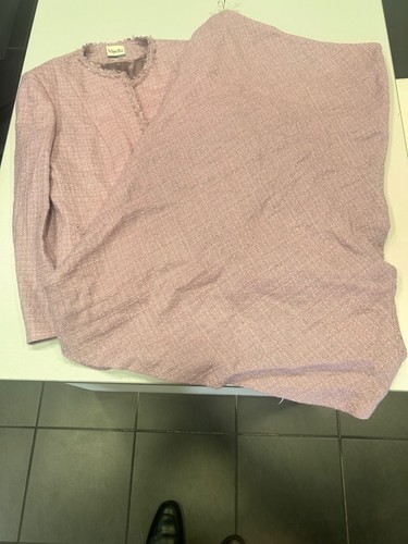 Viyella pink textured wool