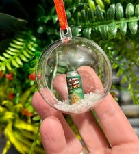 Handmade PRINGLES TUBE & SNOW