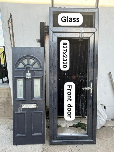 Upvc double glazed front door - upvc,