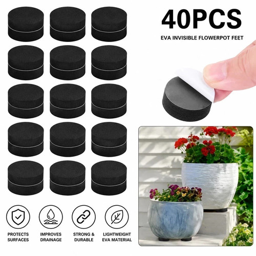 40x pot feet pots plant - pot, risers