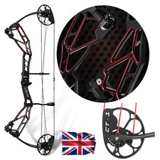 Compound Bow 30-70lbs Adjustable Aluminum Archery Outdoor Hunting Shooting Sport