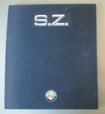 ALFA ROMEO SZ orig 1989 Hard Cover Press Kit with 5 Brochures Prospekte - ES30 