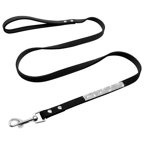 Bling rhinestone dog lead - rhinestone,